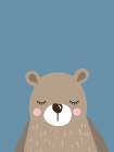 Woodland Pals 2 Art Print