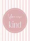 Striped Affirmations 1 Art Print