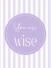 Striped Affirmations 2 Art Print