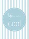 Striped Affirmations 3 Art Print