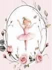 Dance With Roses 1 Art Print