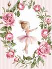 Little Rose Dance 1 Art Print