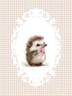 Vintage Bow Animals 3 Art Print
