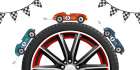 Fast Lane 4 Art Print