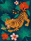 Crouching Tiger 2 Art Print