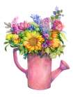 Sunflower Frolic 3 Art Print