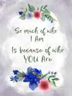 Bright Sentiments Red Blue 4 Art Print