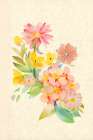 Textured Florals 2 Art Print