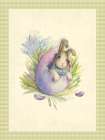 Nostalgic Easter 2 Green Art Print