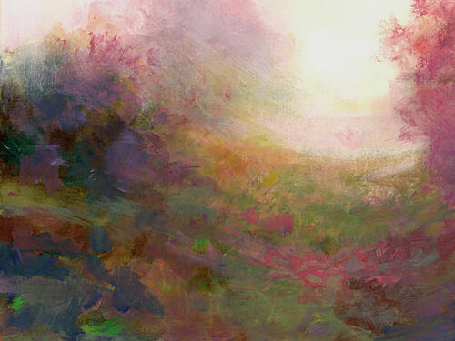 On First Blush 3 Art abstrait reproduction