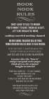 Book Nook Rules Art Print