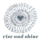 Sun Kissed Serenity Sentiment Denim Fade Art Print