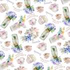 Friendship And Flowers Pattern Repeat Art Print