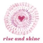 Sun Kissed Serenity Sentiment Pink Art Print