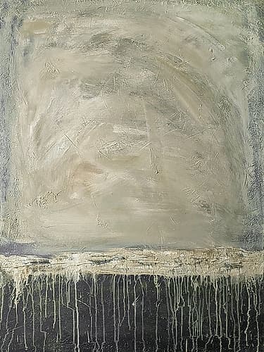 Runny Landscape 1 Art Print by Denise Brown