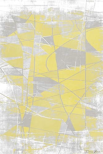 Metric Pantone Yellow Art Print by John George Brown