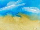 Coastal Motion 1 Art Print