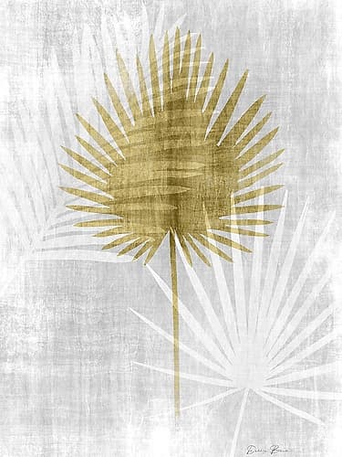 Neutral Palm Silhouette 1 Art Print by Victoria Brown