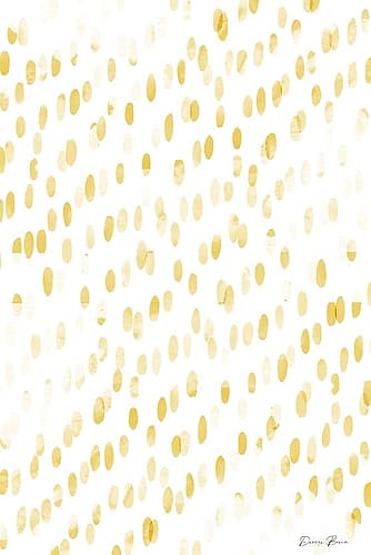 Gold Dots Art Print by John George Brown