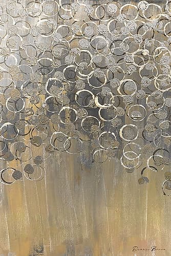 Raining on Yellow 1 Art Print