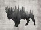 Pine Bison Art Print