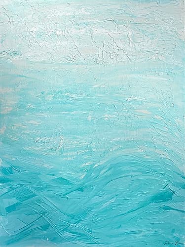 Cyan Waters 1 Coastal Print