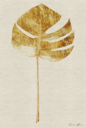 Gold Palm 1 Art Print by Denise Brown