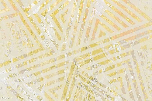 Orange Gold Pattern Patterns Print