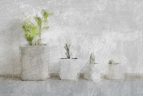 Small Greenery Art Print by Victoria Brown