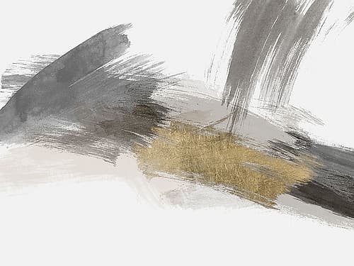 Dexterity 1 Gold Art Print by Victoria Brown