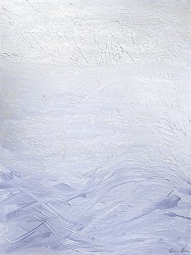 Lilac Waves 1 Art Print