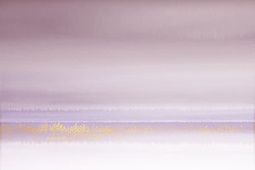 Lilac Horizon Abstract Art Print
