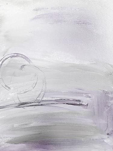 Lilac Abstract Art Print by Denise Brown