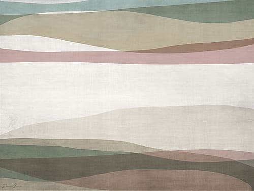 Mod Landscape Art Print by Denise Brown