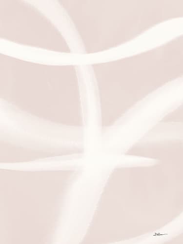 Blush Strokes 1 Art Print by Denise Brown