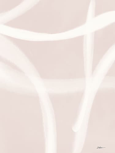 Blush Strokes 2 Art Print by Denise Brown