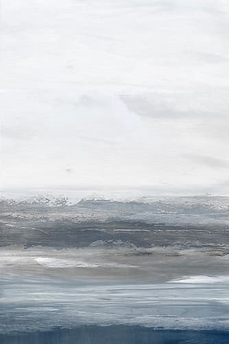 Distorded Oceanscape 1 Abstract Art Print