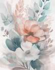 Peony Arrangement 1 Art Print