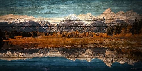 Mountain Reflection 2 Landscape Print