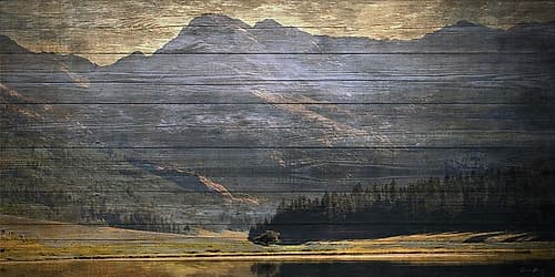 Mountain Reflection 3 Landscape Print