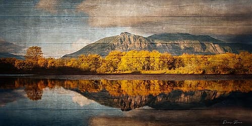 Mountain Reflection Landscape Print