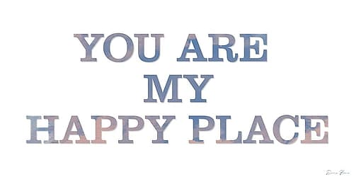 Happy Place 1 Signs Print