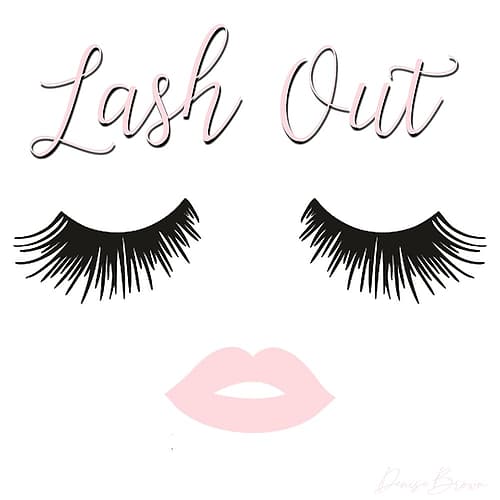 Lash out Fashion Print