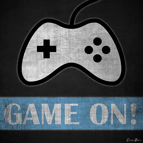 Game On 3 Art Print by Victoria Brown