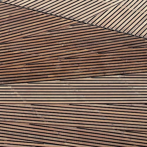 Geometric Wood 2 Art Print