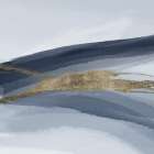 Newness In Navy 2 Art Print