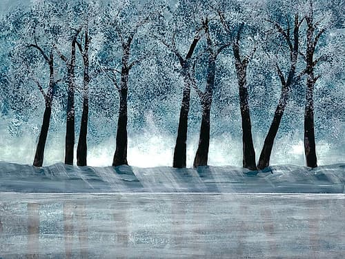 Blue Force 1 Landscape Print