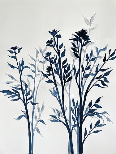 Blue Hue Inspiration 1 Nature Print