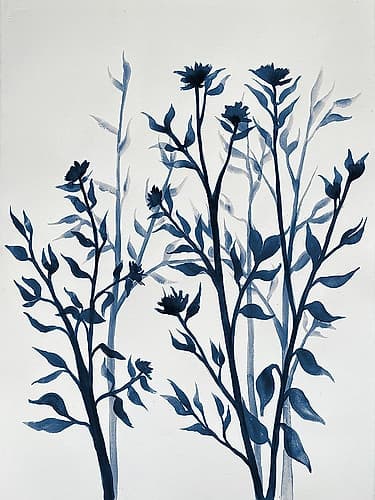Blue Hue Inspiration 2 Nature Print