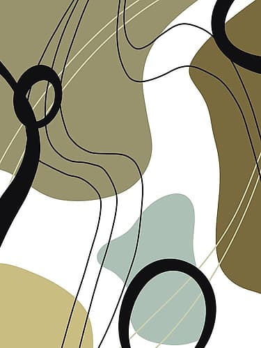 Knots 2 Abstract Art Print